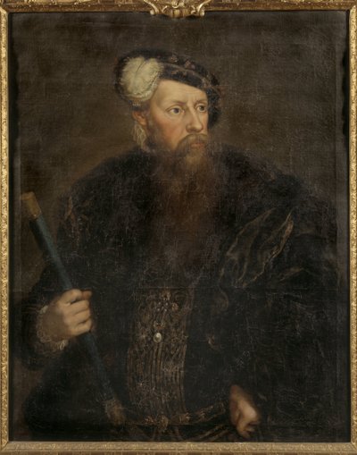 Gustave I Vasa de Suede - 瑞典国王古斯塔夫一世（1496-1560）的肖像，由年轻的洛伦兹帕施（1733-1805 年）绘。 布面油画，约 1768 年。 尺寸：98,5x78,5 厘米。 斯德哥尔摩国家博物馆 作者 洛伦斯·帕斯（Lorens the Younger Pasch）