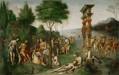 1506年至1511年间，科穆斯的统治。 作者 洛伦佐·科斯塔（Lorenzo Costa）