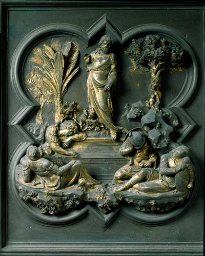 基督的复活，圣乔万尼洗礼堂北门的第十九块面板 作者 Lorenzo Ghiberti