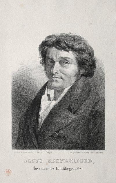 Aloys Senefelder. 作者 洛伦佐二世夸利奥