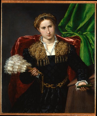 Portrait of Laura da Pola 作者 洛伦佐·乐透（Lorenzo Lotto）
