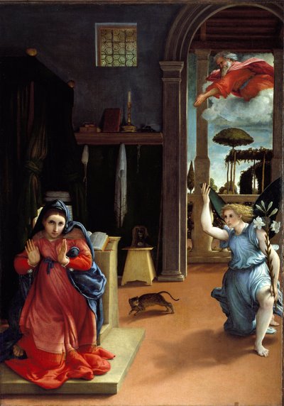 报喜 作者 洛伦佐·乐透（Lorenzo Lotto）