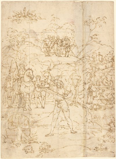 贝加莫的圣-亚历山大的殉道故事 作者 洛伦佐·乐透（Lorenzo Lotto）