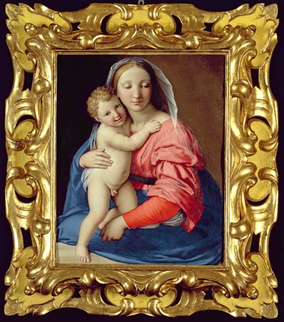 麦当娜和孩子 作者 Lorenzo di Credi