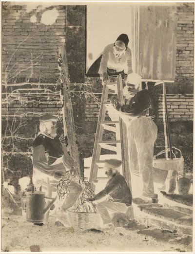 豆类分拣员，约 1857 年（照片1857 年（照片） 作者 路易斯·阿道夫·亨伯特·德·莫拉德男爵