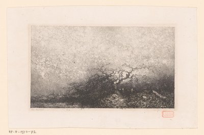 水池边有一棵树的风景 不同的风景（系列名） Croquis du voyage de 1843（系列标题） 作者 路易斯·阿道夫·赫尔维尔