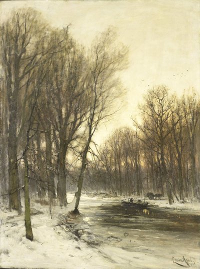 雪林午后美景 作者 路易斯·阿波
