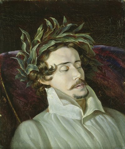 画家Erwin Speckler在他的临终前 作者 路易斯·阿舍