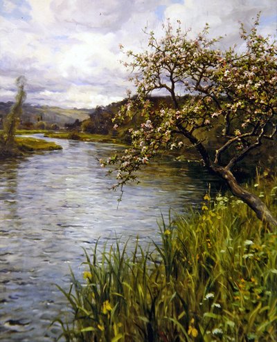 春天（油画） 作者 路易斯·阿斯顿·奈特