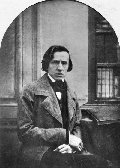 Polish composer and pianist Frederic Chopin 作者 路易斯·奥古斯特·比森
