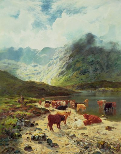 Ross-Shire Loch，1888 作者 路易斯·博斯沃思·赫特