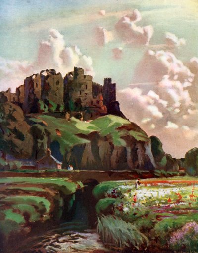 威尔士Merionethshire的Harlech城堡，1924-1926年 作者 路易斯·伯利·布鲁尔
