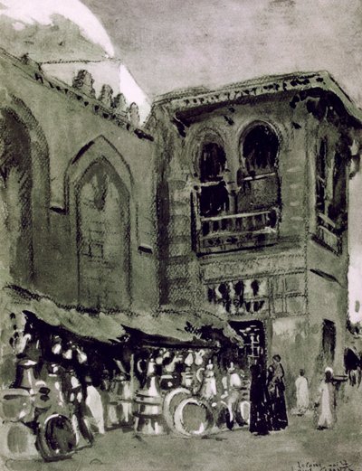 埃及开罗铜商，1928年 作者 路易·卡巴尼斯