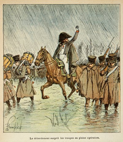 Bombled Louis（1862-1927）的插图，出自Emmanuel de Las Cases伯爵（1766-1842）的《圣赫勒拿的纪念》一书。1813年的 "帝国军"，私人收藏 作者 路易斯·查尔斯·邦布尔