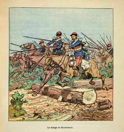 卢瓦尔河的军队》，作者是尤金-塞尔金特（Eugene Sergent, dit Grenest），由路易斯-邦布尔德（Louis Bombled）绘制（1862-1927）（法德战争；1870-1871年的战役）。11月22日的拉东之战 作者 路易斯·查尔斯·邦布尔