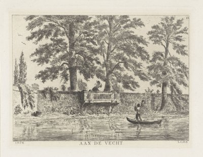 花园墙上的对话
Aan de Vecht（标题见实物） 作者 路易斯·查尔斯·霍拉·西卡马