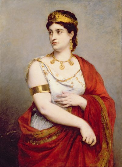 乔治小姐的肖像（1787-1867） 作者 Louis Courtat