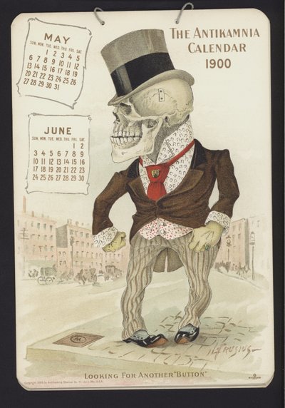 1900年Antikamnia日历的插图 作者 Louis Crucius or Crusuius
