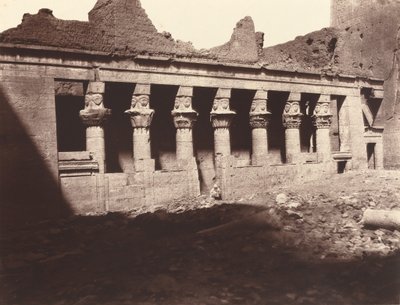 菲莱，内廷，西柱廊，1859/1860（照片） 作者 路易斯·德·克莱克