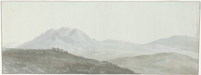 Gezicht op bergtoppen van de Apennijnenen
Vue de quelques Cimes de l