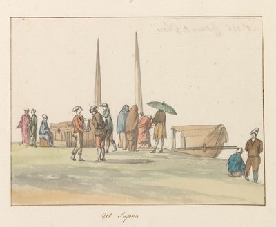戈佐岛的传统服饰 Costume de Ghozo（物体上的标题） Voyage en Italie, en Sicile et à Malte - 1778（系列标题） 作者 路易斯·杜克罗斯
