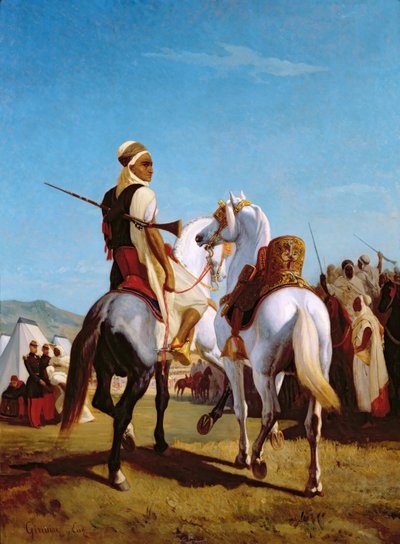 1864年，加达的马，或提交的马 作者 Louis Eugene Ginain