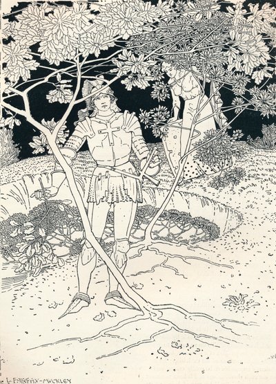 对Spensers Faerie Queene的插图。坎托二世。 30节，c1895 作者 路易·费尔法克斯·马克利