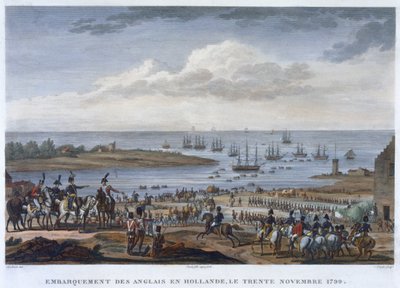 英国人在荷兰的登船，1799年11月30日 作者 路易斯·弗朗索瓦·库什