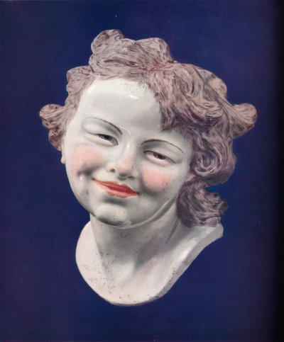 切尔西瓷头，c1746。 作者 路易斯·弗朗索瓦·鲁比利亚克