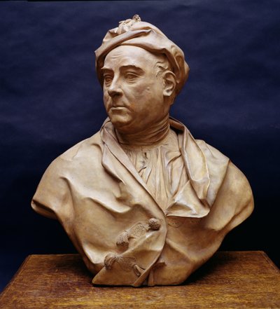 乔治弗雷德里克亨德尔（1685-1759）（兵马俑）的肖像半身像 作者 Louis Francois Roubillac