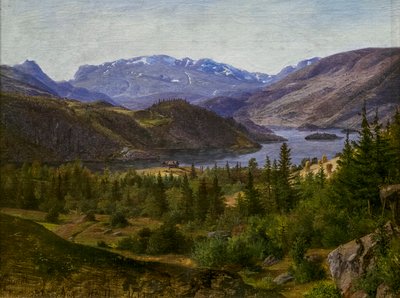 俯瞰斯利德雷峡湾 作者 路易斯·古利特（Louis Gurlitt）
