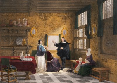 Brewers&39;Corporation Room，Antwerp，来自&39;Haghe的草图投资组合：德国比利时&39;，第18页，第1845-55页 作者 路易斯·哈格
