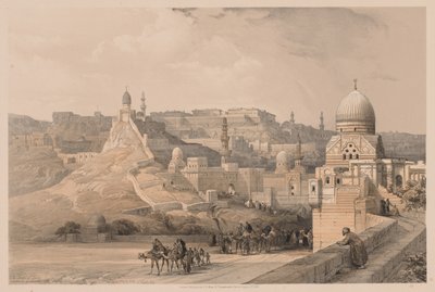 埃及和努比亚：第3卷-第34号，开罗城堡，阿勒赫（Mehemet Ali）住所，1838年。 作者 路易斯·哈格
