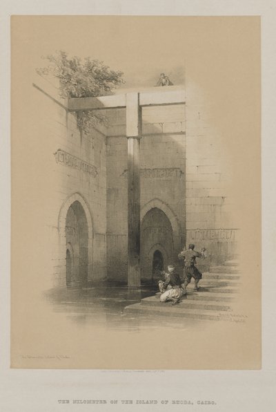 埃及和努比亚，第三卷：尼罗尔仪。罗达岛，1849年。 作者 路易斯·哈格