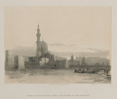 埃及和努比亚，第三卷：哈里发墓，开罗，1848年。 作者 路易斯·哈格