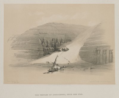 埃及和努比亚，第二卷：阿比亚·辛布尔挖掘的神庙，努比亚，1848年。 作者 路易斯·哈格