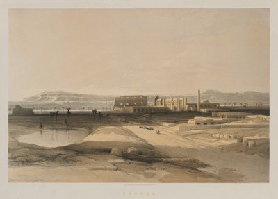 埃及和努比亚，第二卷：卡纳克（1847年）。 作者 路易斯·哈格