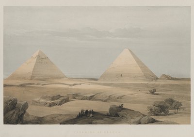 埃及和努比亚，第二卷：吉耶金字塔，1848年。 作者 路易斯·哈格