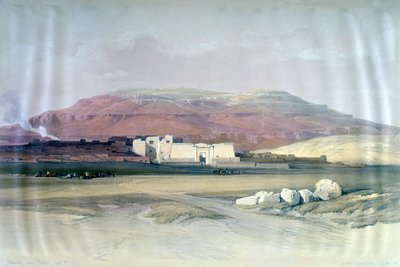 Medinet Abou，底比斯，1832年12月8日，埃及，十九世纪 作者 路易斯·哈格