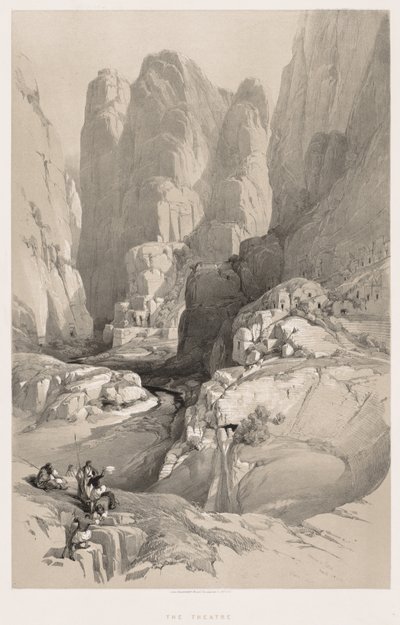 圣地，叙利亚，Idumea，阿拉伯，埃及和努比亚卷。 III：1842年进入佩特拉。 作者 路易斯·哈格