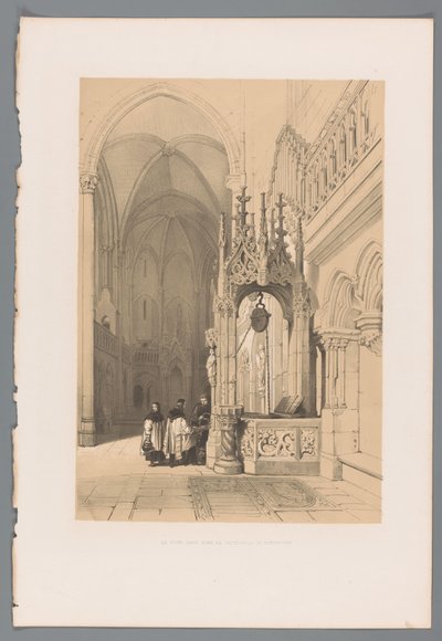 多姆·范·雷根斯堡 (Dom van Regensburg) 注入水 雷根斯堡大教堂的圣井（物体上的标题） 作者 路易斯·哈格