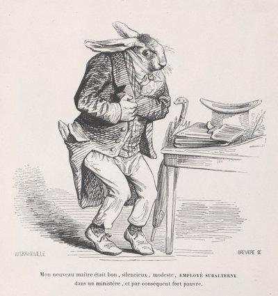 我的新主人来自《动物的私人和公共生活场景》，约1837-47。 作者 路易·亨利·布雷维埃