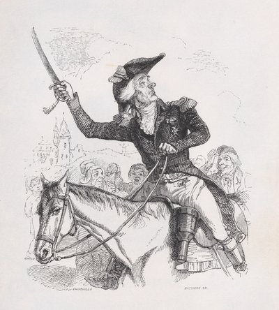 卡拉巴斯侯爵》选自《贝朗热全集》，1836年。 作者 路易·亨利·布雷维埃