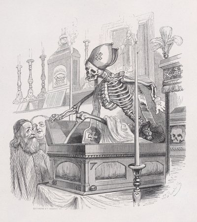 遗迹》出自《贝朗热全集》，1836年。 作者 路易·亨利·布雷维埃