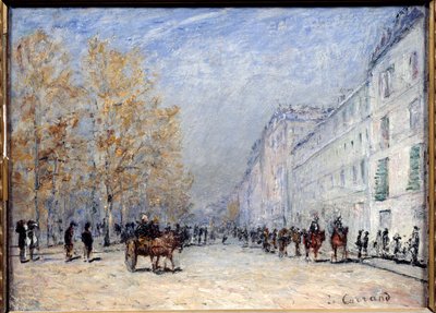 里昂的午餐课。 路易斯·卡兰德 (Louis Carrand) 的绘画（1821-1899） 作者 路易斯·希莱尔·卡兰德
