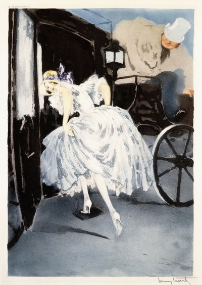 出发，c.1941（蚀刻和干点） 作者 路易卡特