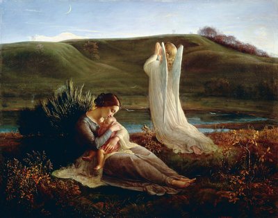 France, Lyon, The angel and the mother 作者 路易斯·詹莫特