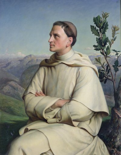 Henri Lacordaire（1802-61）于1847年在Sorreze 作者 路易斯·詹莫特