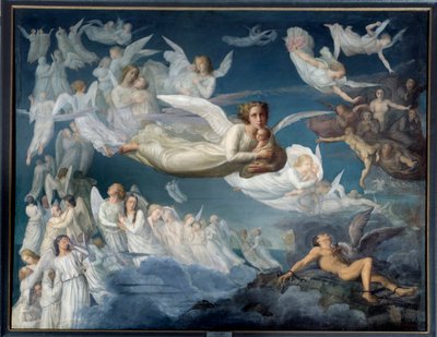 灵魂之诗Le passage des ames 路易-扬莫（1814-1892 年）的画作 作者 路易斯·詹莫特