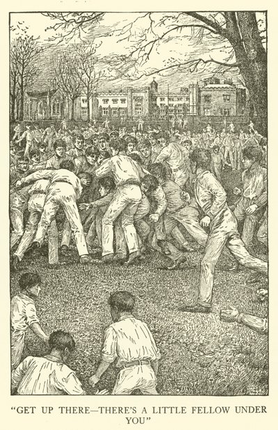 Illustration for Tom Browns School-Days (engraving) 作者 路易斯·约翰·黑德